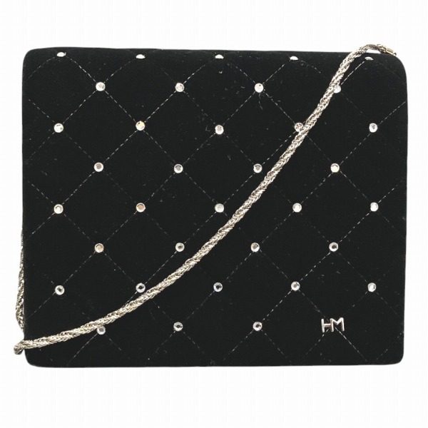 Hanae Mori Velour Shoulder Bag