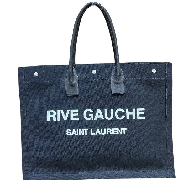Saint Laurent Rive Gauche Canvas Tote Bag