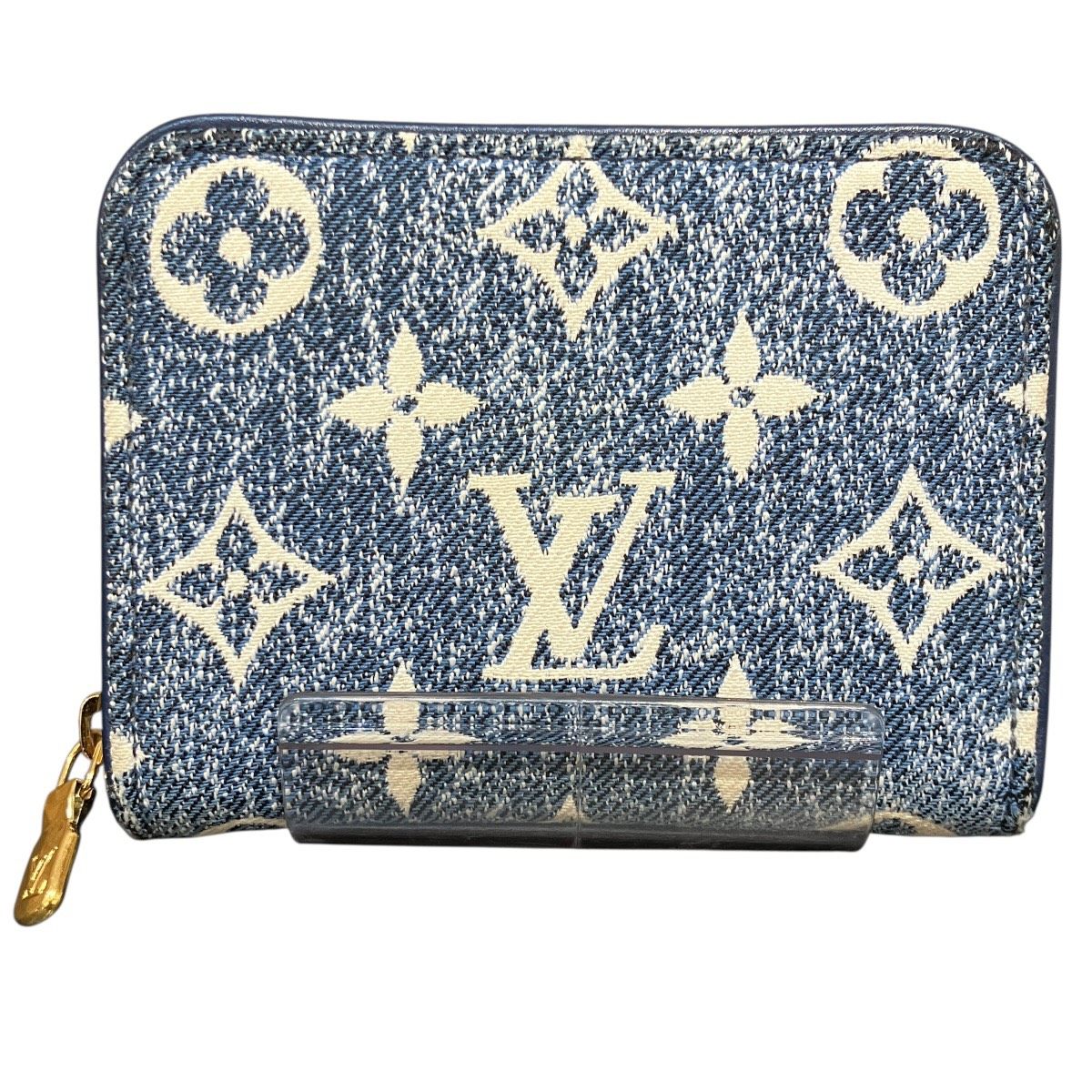 Louis Vuitton Zippy Coin Purse Monogram Denim Coin Case