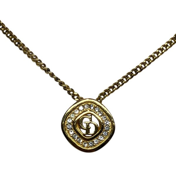 Dior CD Logo Rhinestone Necklace