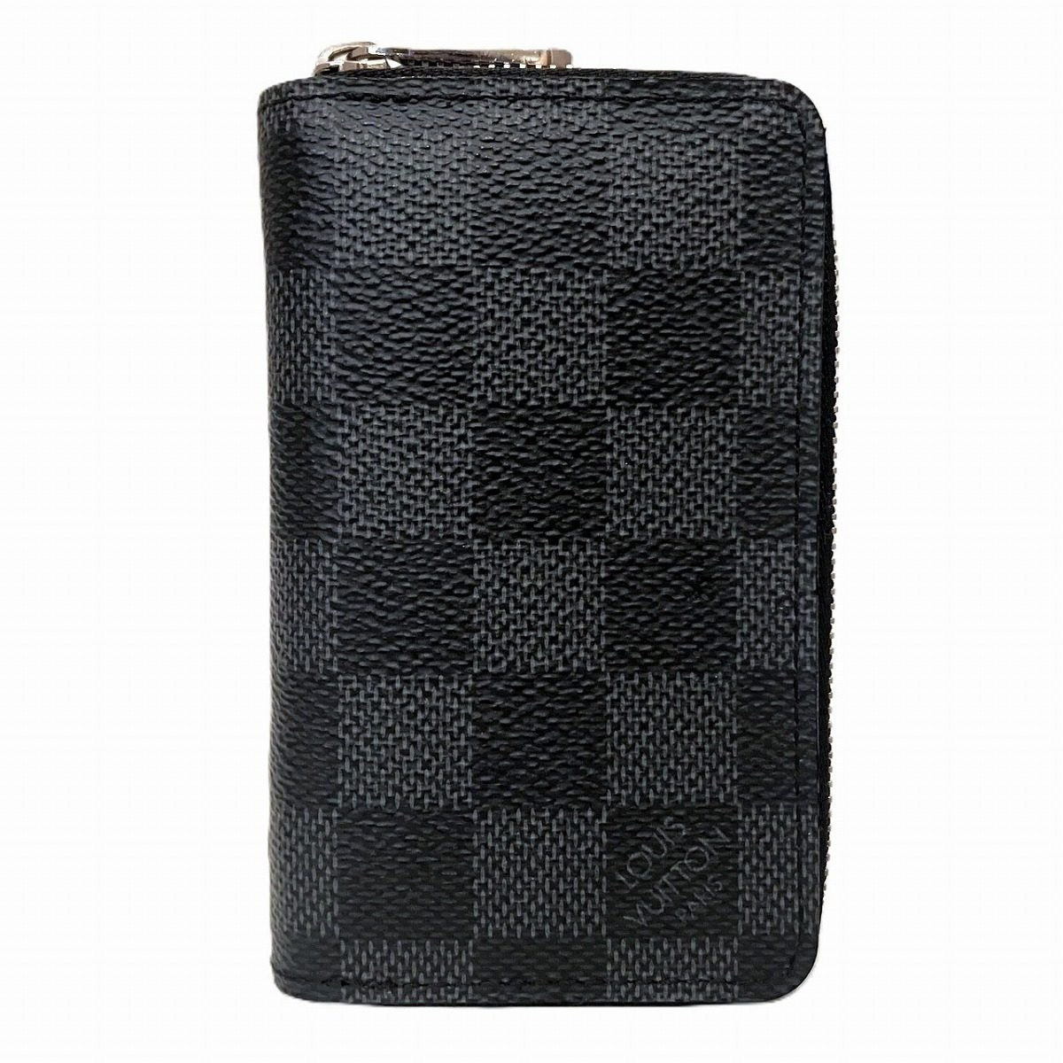 Louis Vuitton Zippy Coin Purse Damier Graphite Fabric Coin Case
