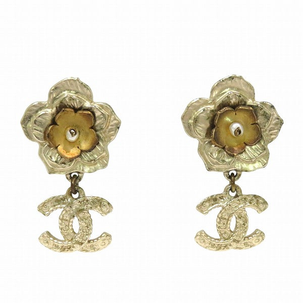 Chanel Coco Mark Pearl Earrings