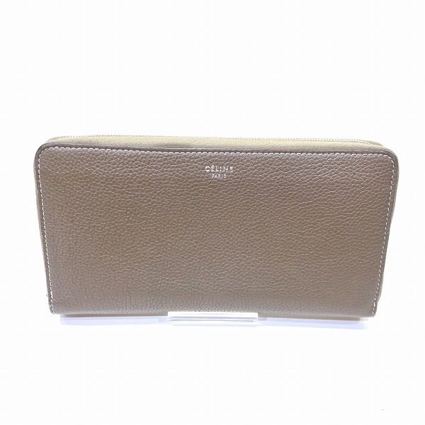 Celine Leather Long Wallet