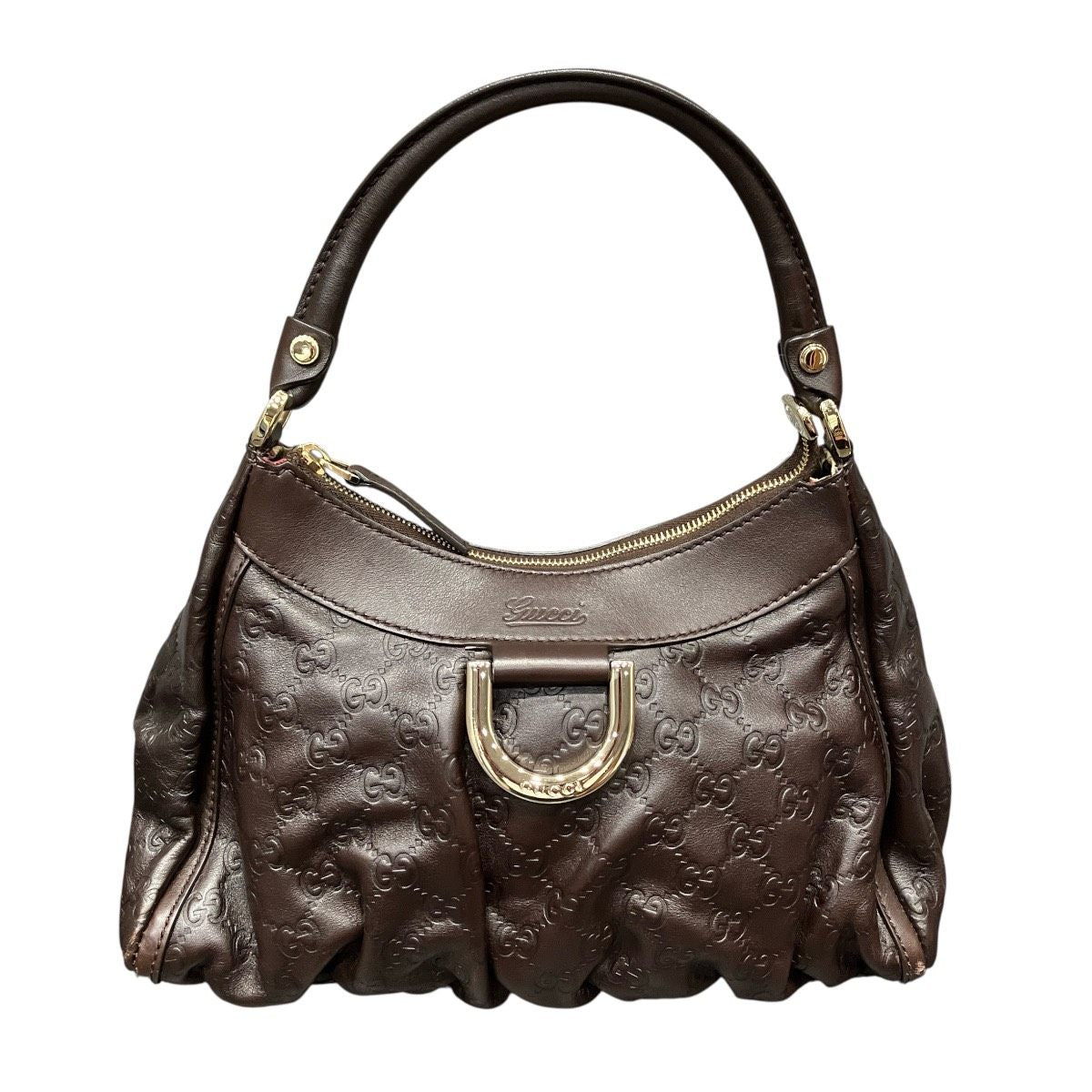 Gucci Abbey Guccissima Leather Handbag