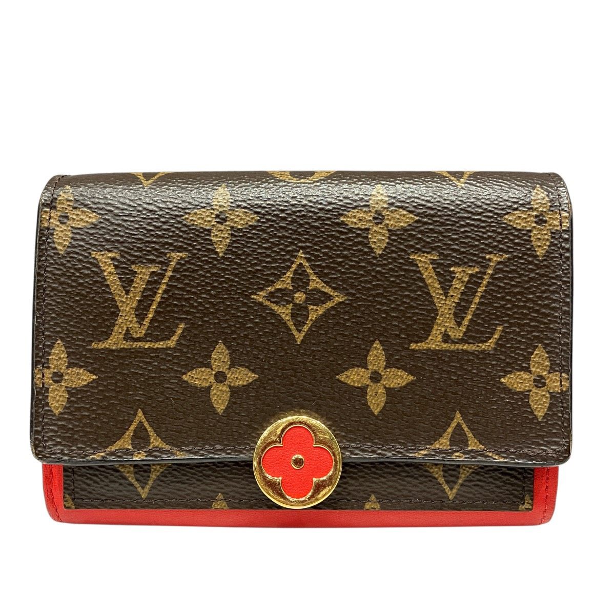 Louis Vuitton Portefeuille Flore Compact Monogram Wallet