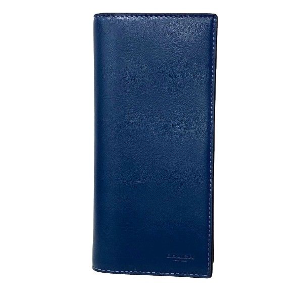 COACH Breast Pocket Wallet Grain Leather Long Wallet