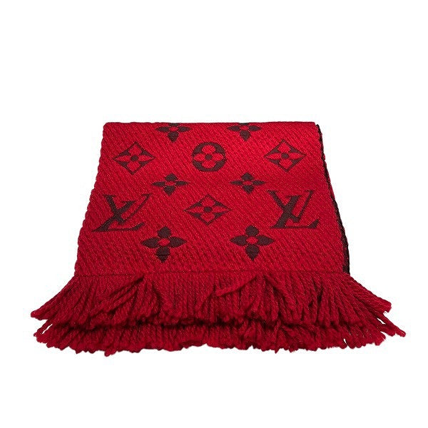 Louis Vuitton Echarpe Logomania Wool Silk Scarf