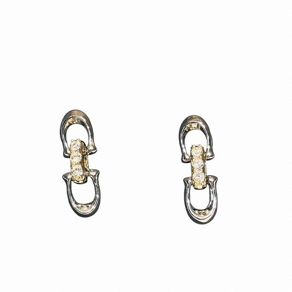 COACH Linked Signature Earrings