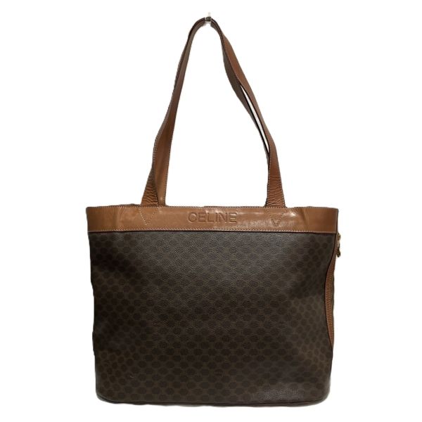 Celine Macadam Coated Canvas Tote Bag