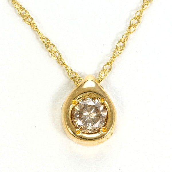 Au750 Brown Diamond Necklace