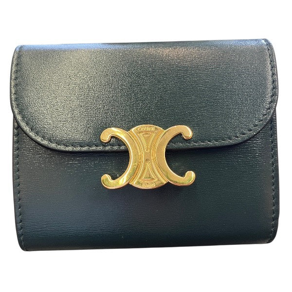 CELINE Triomphe small flap wallet