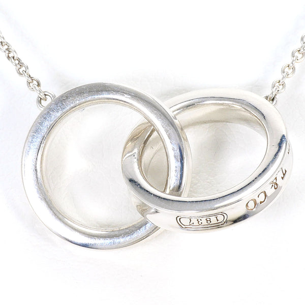Tiffany & Co. 1837 Interlocking Circle Silver Necklace