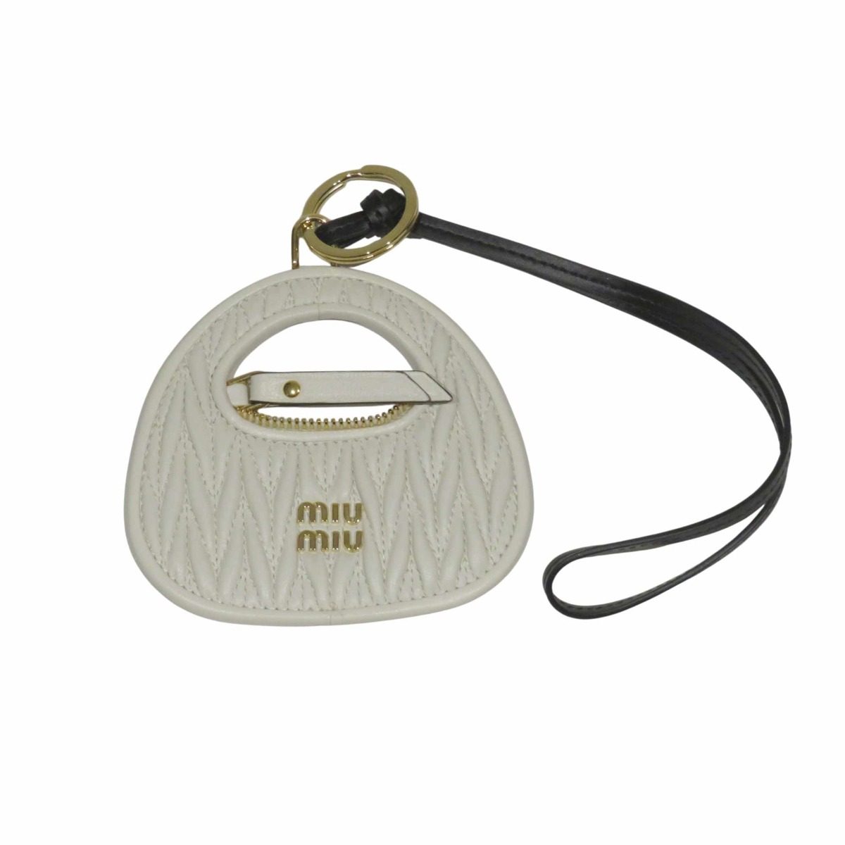Miu Miu Wonder Leather Keyring