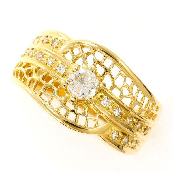 Au750 Diamond Ring