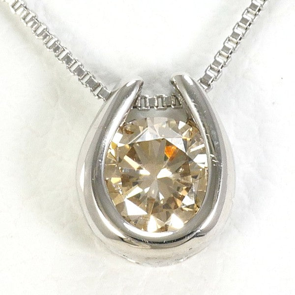 Platinum Brown Diamond Necklace