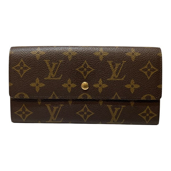 Louis Vuitton Pochette Monnaie Credit Monogram Long Wallet