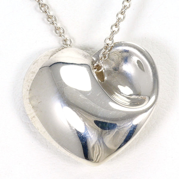 Tiffany&Co. Folded Heart Silver Necklace