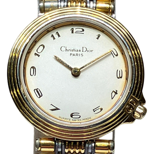 Christian Dior Gold Plated Stainless Steel Wristwatch