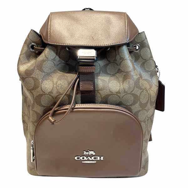 COACH Signature Canvas Backpack