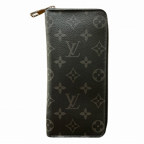Louis Vuitton Zippy Wallet Vertical Monogram Eclipse Long Wallet