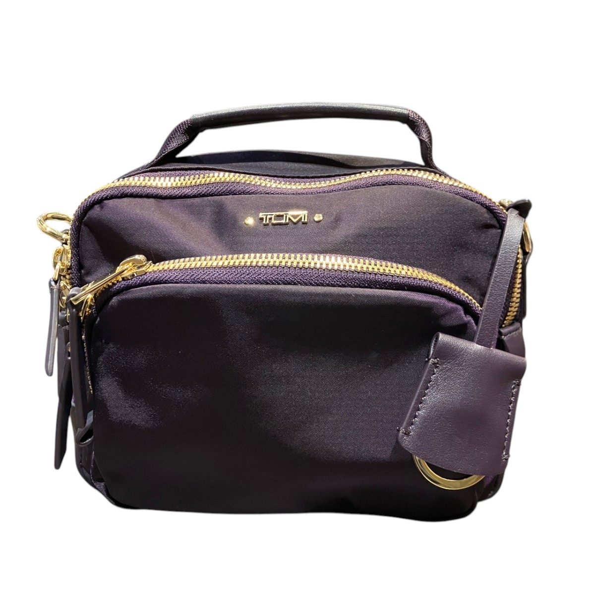 Tumi Voyageur Troy Nylon Calf Leather Shoulder Bag