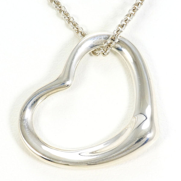 Tiffany & Co. Open Heart Silver Necklace