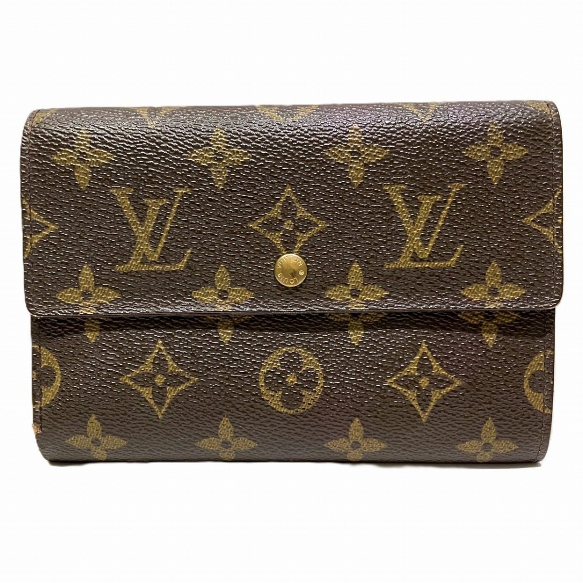 Louis Vuitton Portefeuille Tresor Monogram Trifold Wallet
