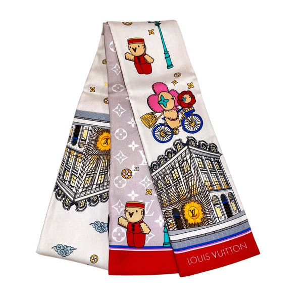 Louis Vuitton Bandeau Vivienne Paris Scarf