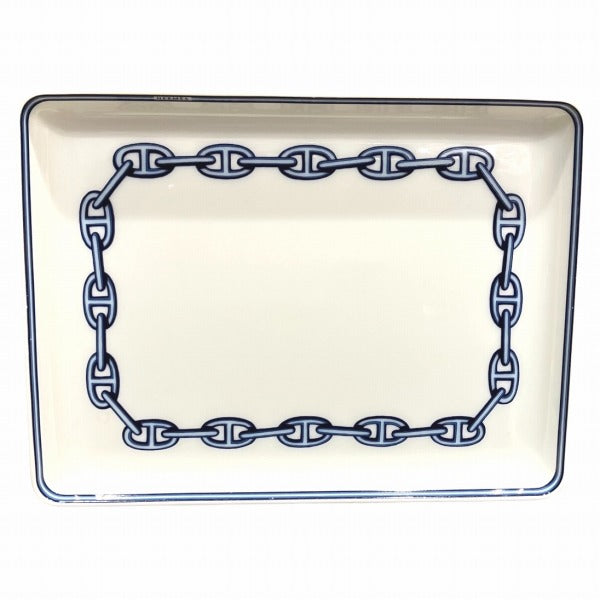 Hermes Chaine d'Ancre Square Plate Tableware