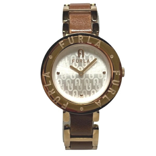 Furla Essential Stainless Steel Leather Watch