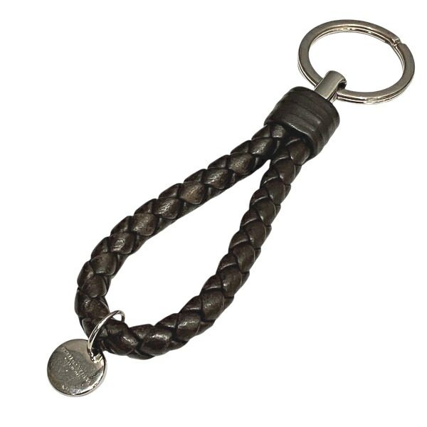 Bottega Veneta Intrecciato Leather Key Holder