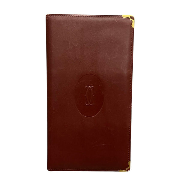 Cartier Must Line Leather Long Wallet