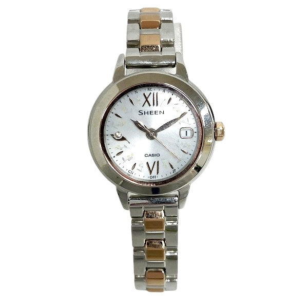 Casio Sheen Stainless Steel Wristwatch