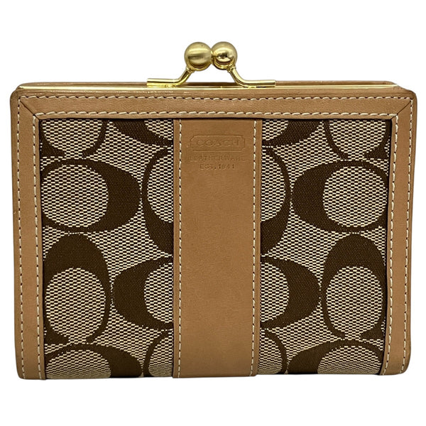 COACH Signature Leather Wallet