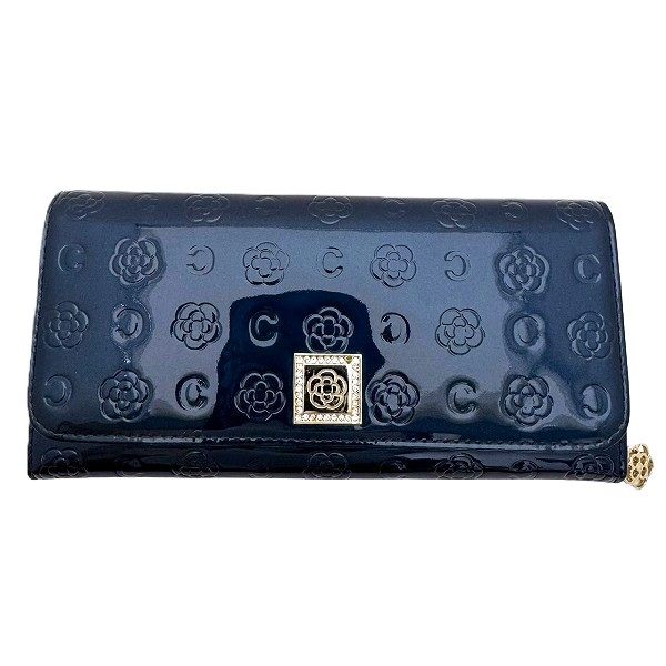 Clathas Bettie Enamel Leather Long Wallet