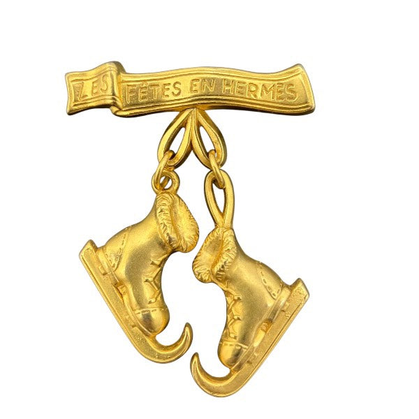 Hermes Skate Shoes Brooch