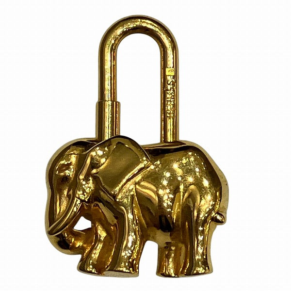 Hermes Elephant Gold Metal Cadena