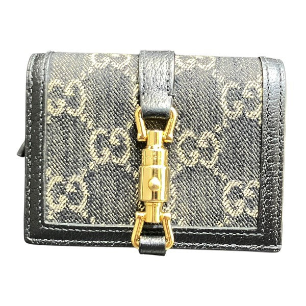 Gucci Jackie 1961 Canvas Leather Wallet