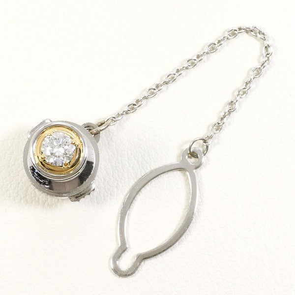 Au750 Platinum Au750 Yellow Gold Diamond Brooch