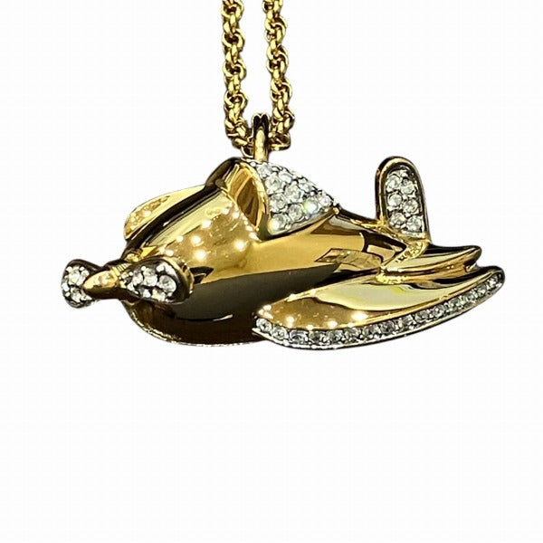 Swarovski Airplane Necklace