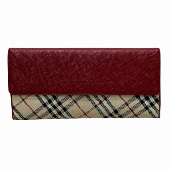Burberry Leather Long Wallet