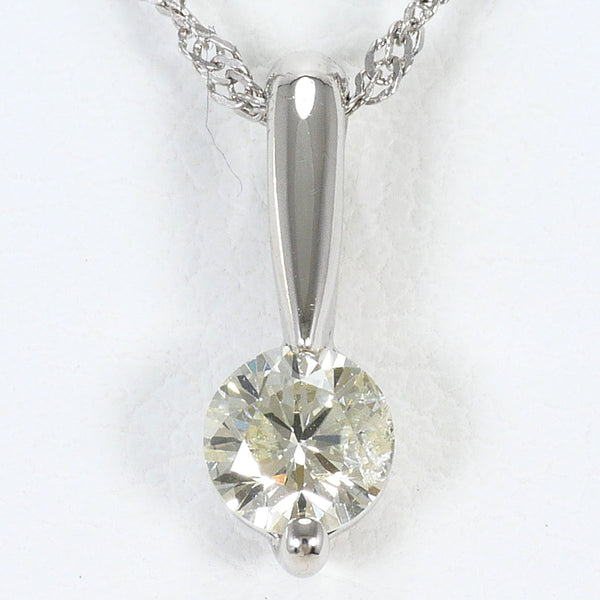 Platinum Yellow Diamond Necklace