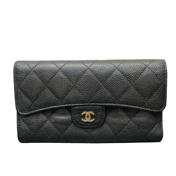 Chanel Matelasse Leather Long Wallet