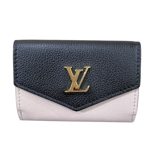 Louis Vuitton Portefeuille Lockmini Grained Calf Leather Wallet