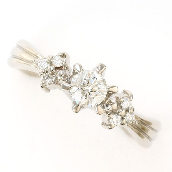 Pt900 Platinum Diamond Ring