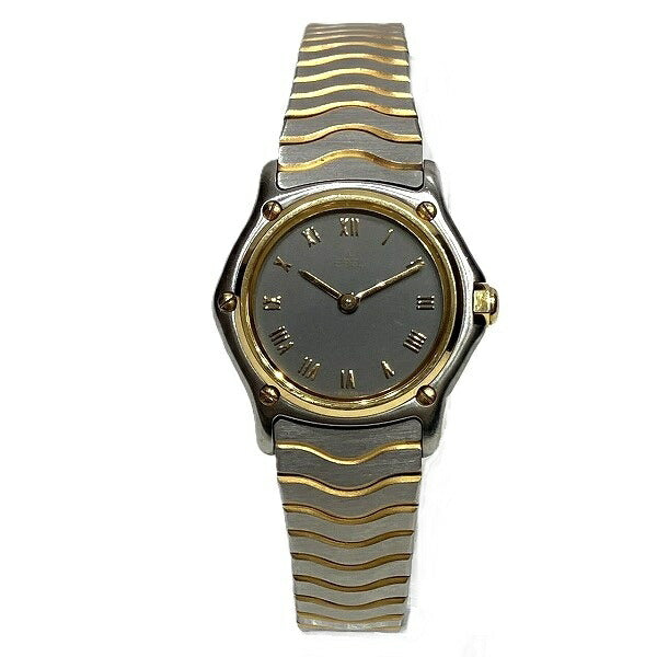 Ebel Classic Wave Au750 Stainless Steel Watch