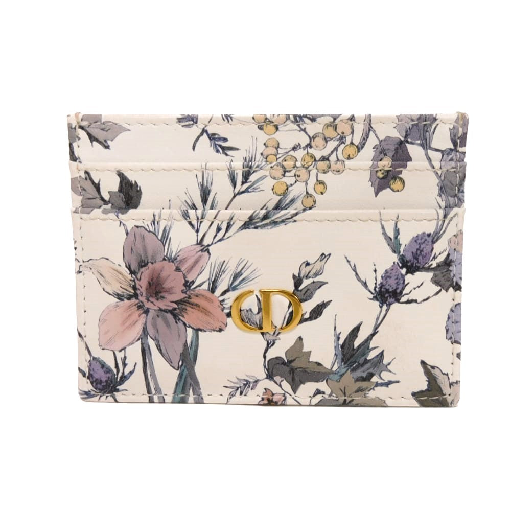 Dior Caro Freesia Lambskin Card Holder