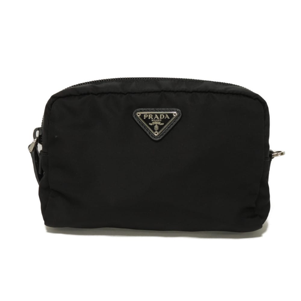 Prada Vela Nylon Clutch Bag