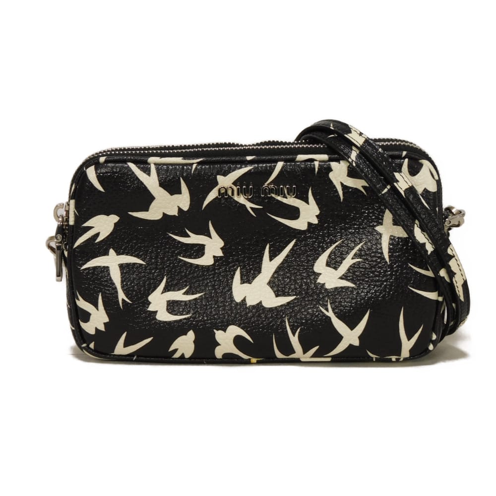 Miu Miu Swallow Goatskin Shoulder Bag