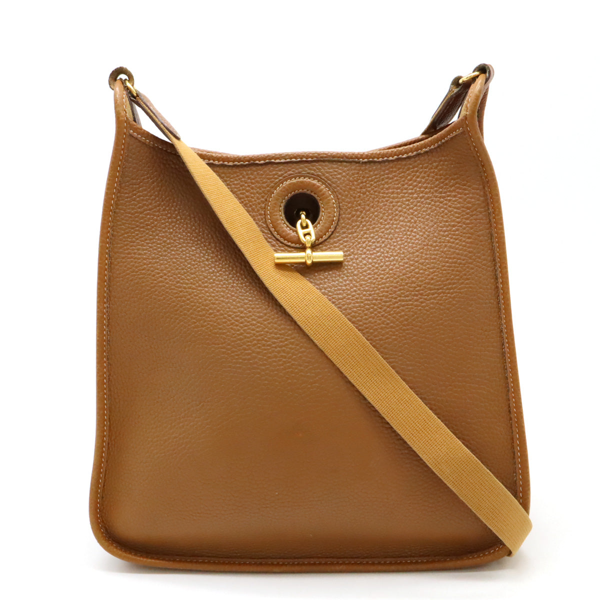 Hermes Vespa PM Togo Leather Shoulder Bag Brown